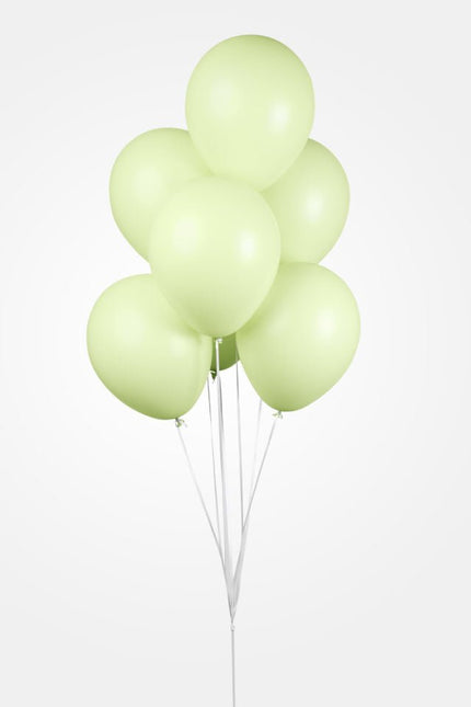 Groene Ballonnen Pastel Macaron 30cm 25st van WeFiesta koop je bij Partywinkel