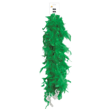 Groene Boa Veren 80gr van Fiestas Guirca koop je bij Partywinkel
