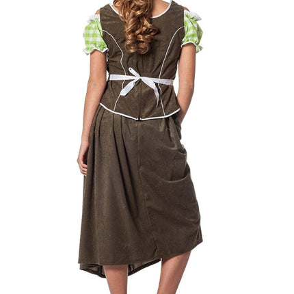 Groene Dirndl Jurk Oktoberfest Dames van Wilbers & Wilbers koop je bij Partywinkel