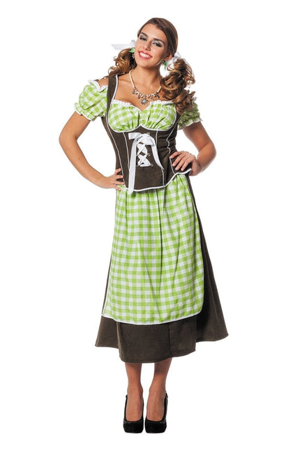 Groene Dirndl Jurk Oktoberfest Dames van Wilbers & Wilbers koop je bij Partywinkel