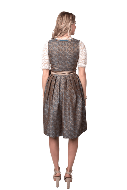 Groene Dirndl Jurk Oktoberfest Dames Jaquard van Haus Huberts koop je bij Partywinkel