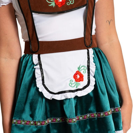 Groene Dirndl Jurk Oktoberfest Fay van Partychimp koop je bij Partywinkel