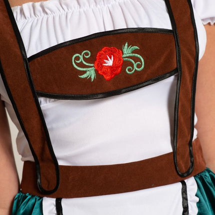 Groene Dirndl Jurk Oktoberfest Fay van Partychimp koop je bij Partywinkel