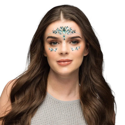 Groene Gezicht Stickers Emilia van Boland koop je bij Partywinkel