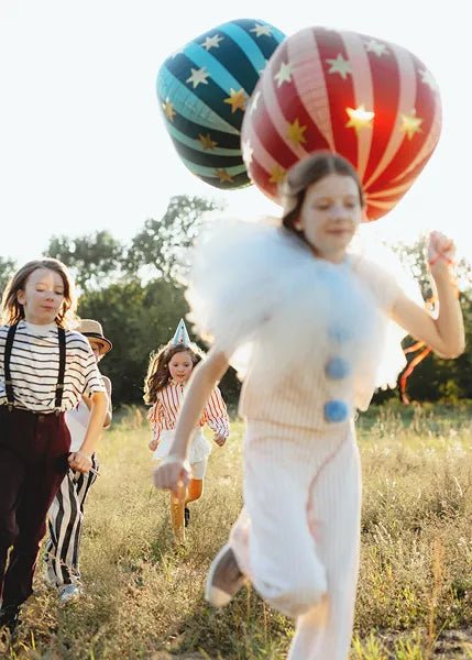 Groene Helium Ballon Sterren Leeg 75cm van Partydeco koop je bij Partywinkel