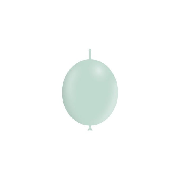 Groene Knoopballonnen 15cm 100st van Balloonia koop je bij Partywinkel