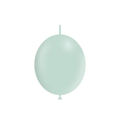 Groene Knoopballonnen Pastel 30cm 50st van Balloonia koop je bij Partywinkel