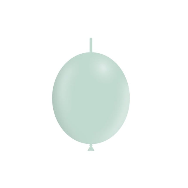 Groene Knoopballonnen Pastel 30cm 50st van Balloonia koop je bij Partywinkel