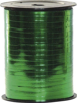 Groene Lint 5Mm Metallic 250m van Haza Witbaard koop je bij Partywinkel