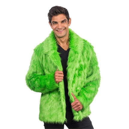 Groene Nepbontjas – Unisex van CHAKS koop je bij Partywinkel