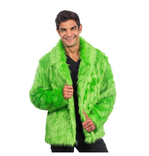 Groene Nepbontjas – Unisex van CHAKS koop je bij Partywinkel