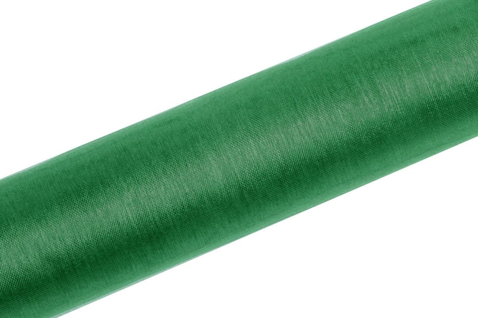 Groene Organza Stof 16cm 9m van Partydeco koop je bij Partywinkel