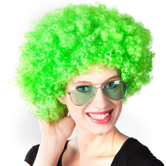 Groene Pruik Groove van Boland koop je bij Partywinkel