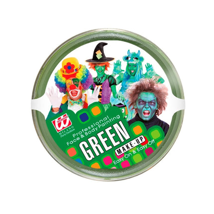 Groene Schmink 25gr van Widmann koop je bij Partywinkel
