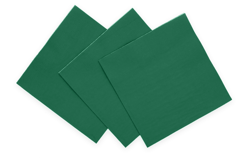 Groene Servetten 3 Laags 33cm 20st van WeFiesta koop je bij Partywinkel