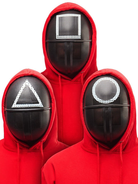 Guard masker driedelige set van Rubies koop je bij Partywinkel