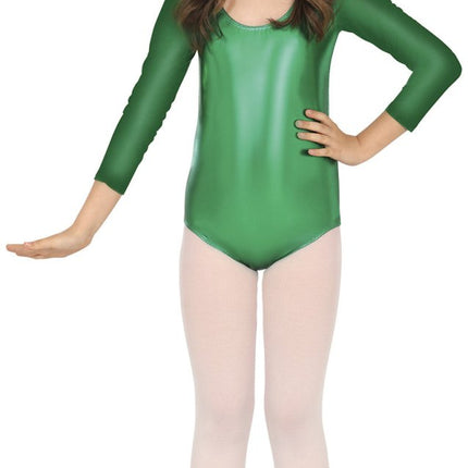 Gympakje Groen Meisje Metallic van Fiestas Guirca koop je bij Partywinkel