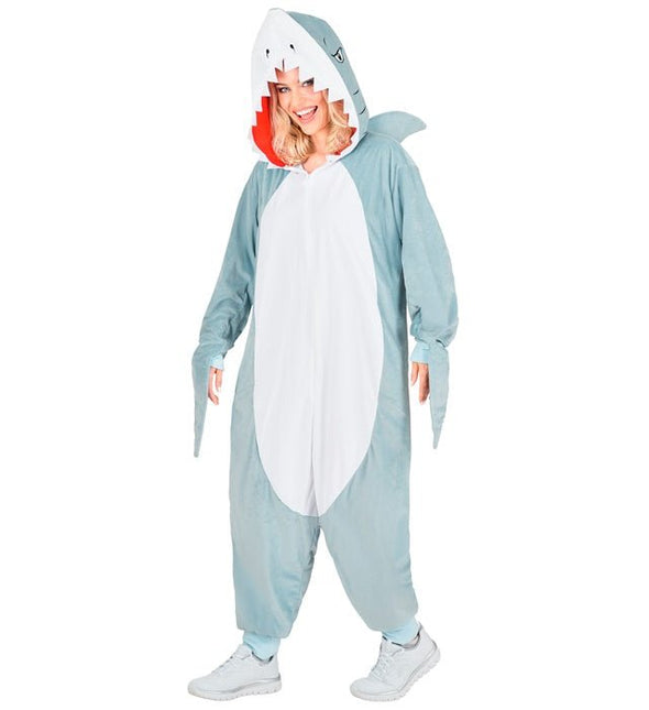 Haai Jumpsuit met Kap van Widmann koop je bij Partywinkel