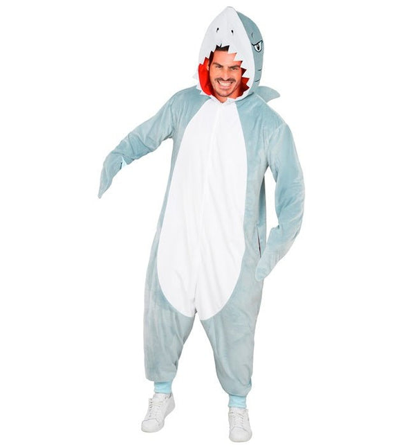 Haai Jumpsuit met Kap van Widmann koop je bij Partywinkel