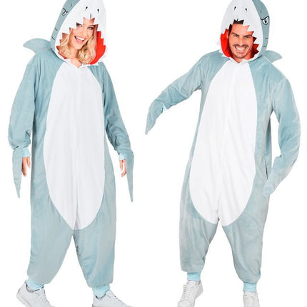 Haai Jumpsuit met Kap van Widmann koop je bij Partywinkel