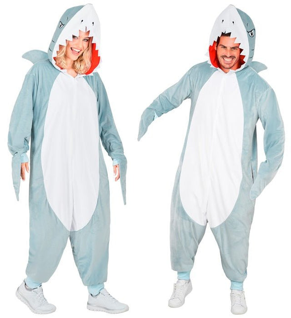 Haai Jumpsuit met Kap van Widmann koop je bij Partywinkel