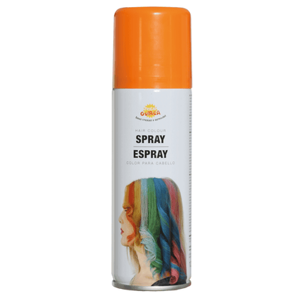 Haar Spray Oranje 125ml van Fiestas Guirca koop je bij Partywinkel