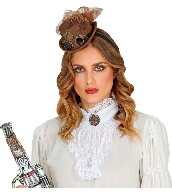 Haarband Hoed Steampunk van Widmann koop je bij Partywinkel