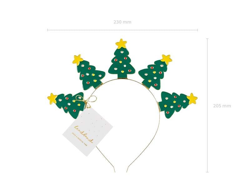 Haarband Kerstboom van Partydeco koop je bij Partywinkel