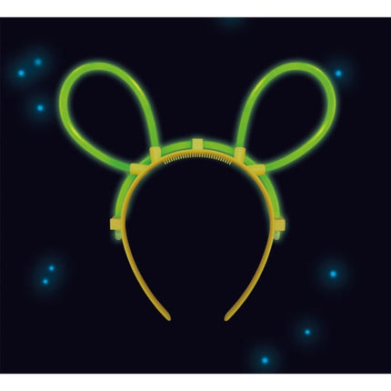 Haarband Met Oortjes Glow In The Dark 19cm van Riethmueller koop je bij Partywinkel