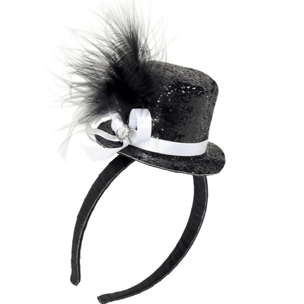 Haarband Mini Heksenhoed Zwart van Widmann koop je bij Partywinkel