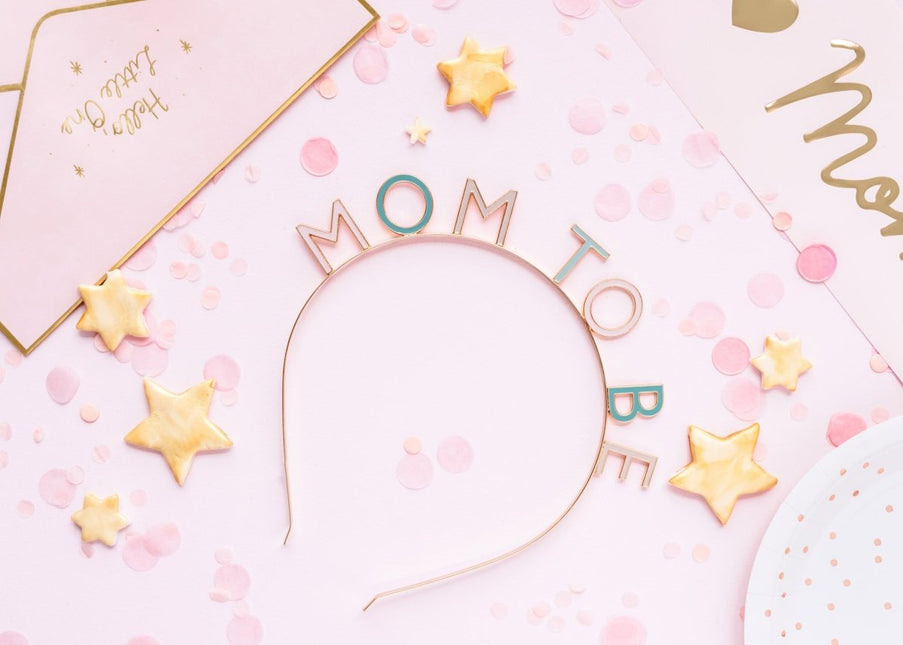 Haarband Mom To Be van Partydeco koop je bij Partywinkel