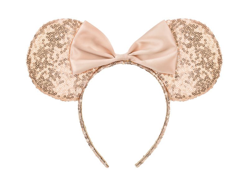 Haarband Muizen Oren Rose Goud 25cm van Partydeco koop je bij Partywinkel
