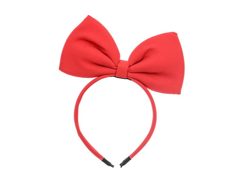 Haarband Rode Strik 21cm van Partydeco koop je bij Partywinkel