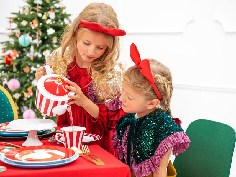 Haarband Rode Strik 21cm van Partydeco koop je bij Partywinkel