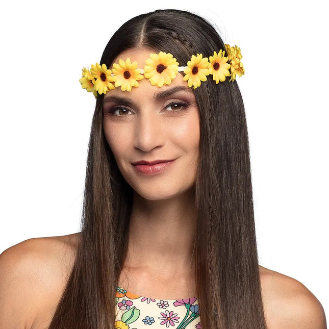 Haarband Zonnebloemen van Boland koop je bij Partywinkel