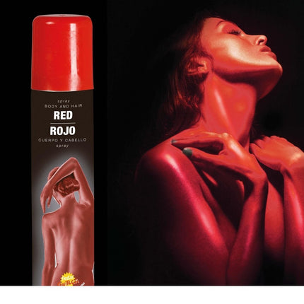 Hair and Body Spray Rood 75ml van Fiestas Guirca koop je bij Partywinkel