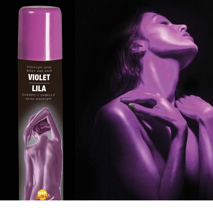 Hair and Body Spray UV Lila 75ml van Fiestas Guirca koop je bij Partywinkel