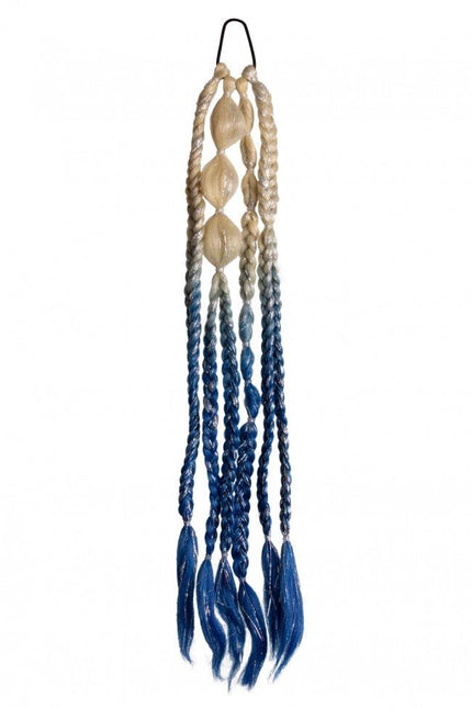 Hair Extension Festival Blond/Dark Blue van PXP Professional Colours koop je bij Partywinkel