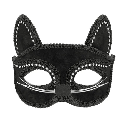 Halfmasker Charming cat van Boland koop je bij Partywinkel
