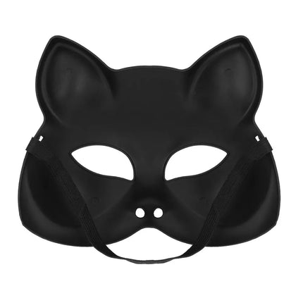 Halfmasker Kitty zwart van Boland koop je bij Partywinkel