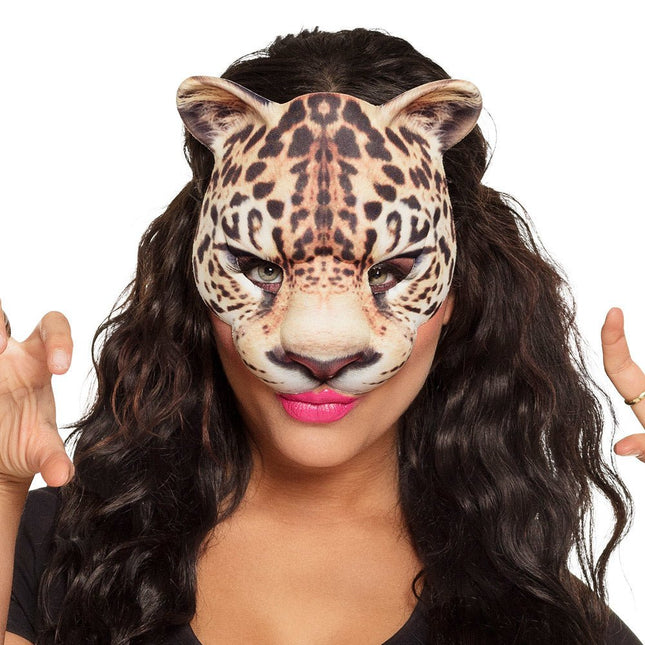 Halfmasker Luipaard van Boland koop je bij Partywinkel