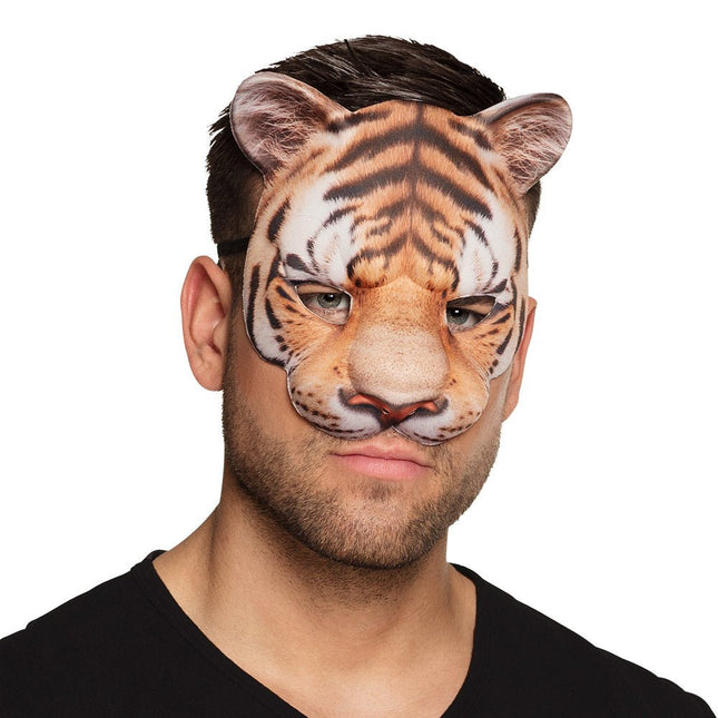 Halfmasker Tijger van Boland koop je bij Partywinkel