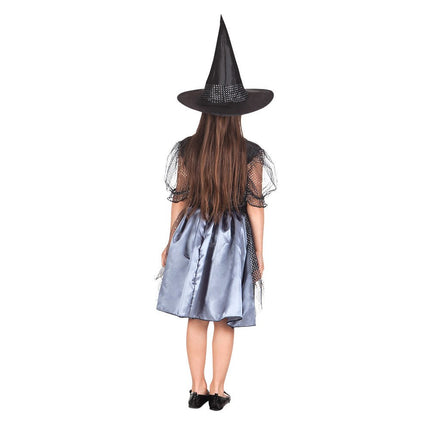 Halloweeen Heks Kostuum Spinnenweb Kind van Boland koop je bij Partywinkel