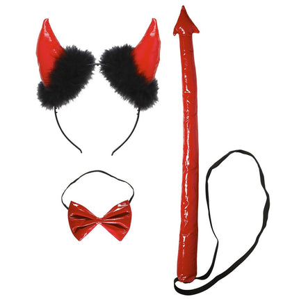 Halloween Accessoireset Duivels 3 delig van Widmann koop je bij Partywinkel