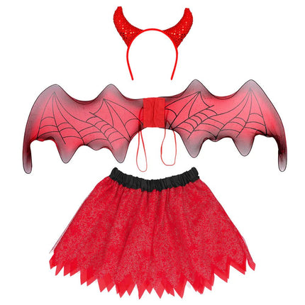 Halloween Accessoireset Meisje Duivel 3 delig van Boland koop je bij Partywinkel