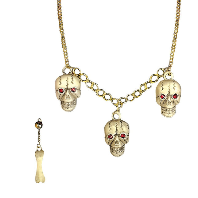 Halloween Accessoireset Skelet 2 delig van Widmann koop je bij Partywinkel