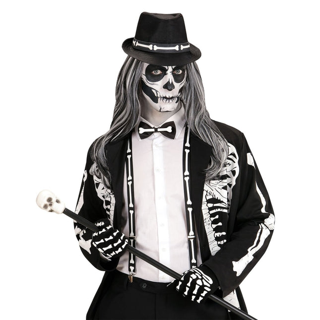 Halloween Accessoireset Skelet 4 delig van Widmann koop je bij Partywinkel