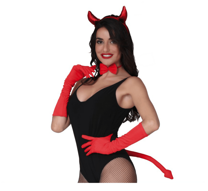 Halloween Accessoiresset Duivel 3 delig van Fiestas Guirca koop je bij Partywinkel