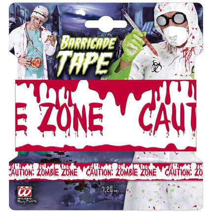 Halloween Afzetlint Zombie Zone 7,2m van Widmann koop je bij Partywinkel