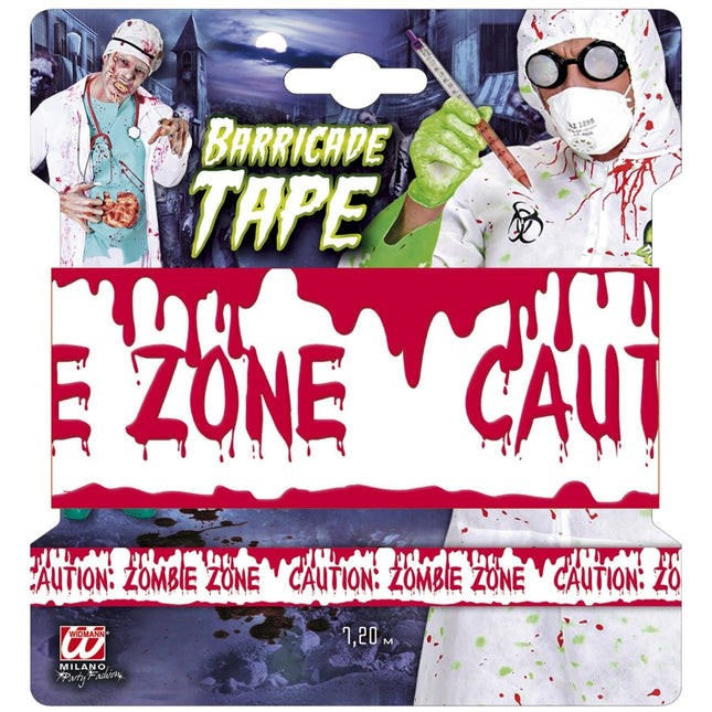 Halloween Afzetlint Zombie Zone 7,2m van Widmann koop je bij Partywinkel